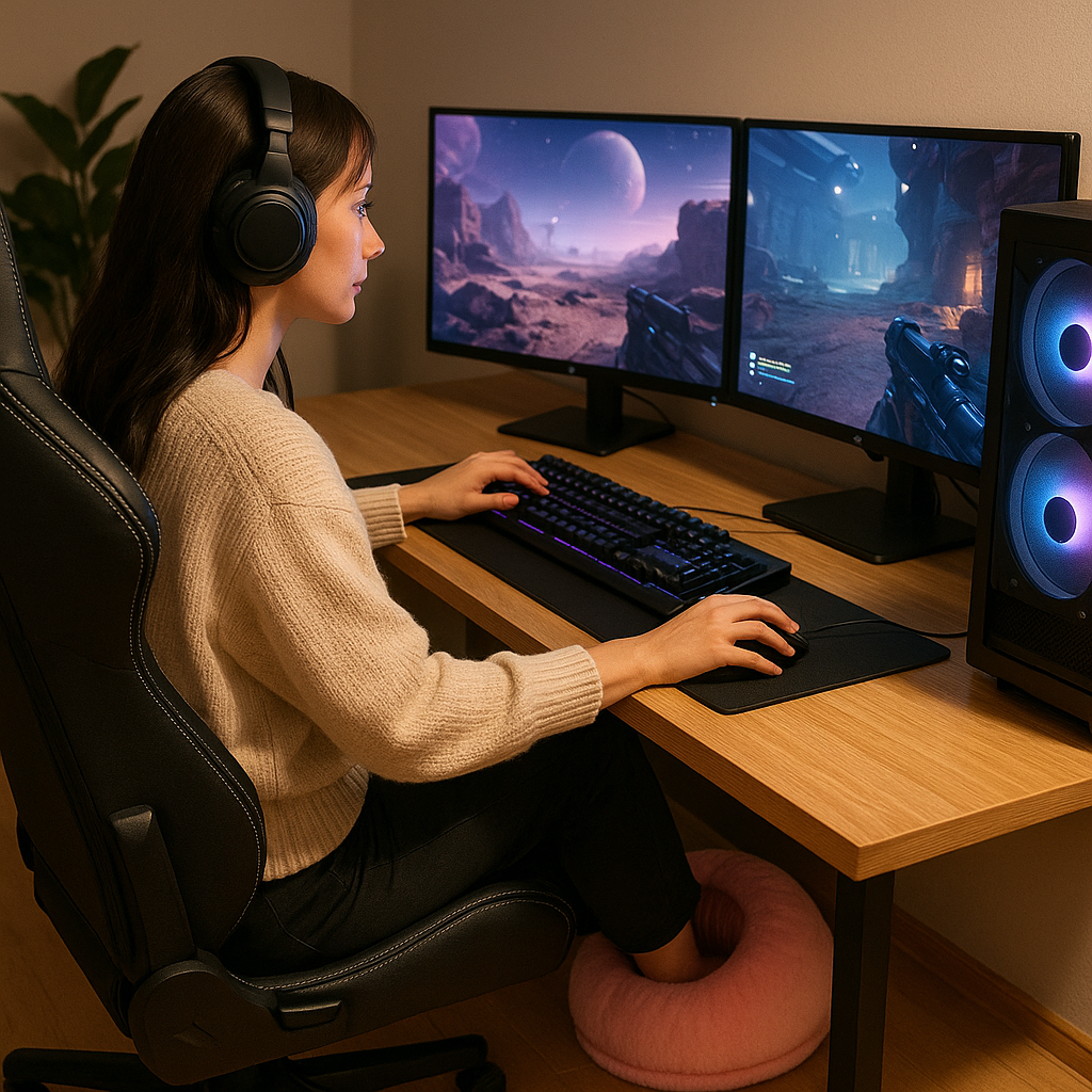 EverWarm Cozy Cushion – USB Heated Foot Warmer