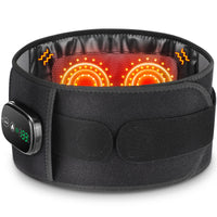 New Upgrade Electric Heating Waist Massager Support Belt Vibration Hot Compress Brace Belt Back Relax 3 Gears Adjustment
