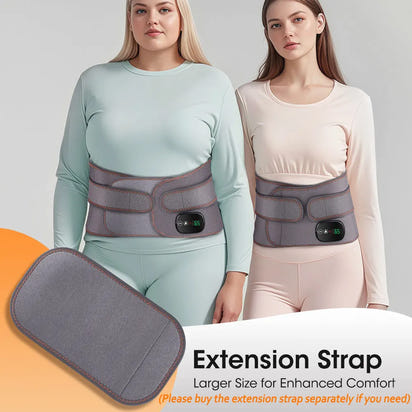 New Upgrade Electric Heating Waist Massager Support Belt Vibration Hot Compress Brace Belt Back Relax 3 Gears Adjustment