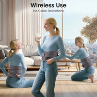New Upgrade Electric Heating Waist Massager Support Belt Vibration Hot Compress Brace Belt Back Relax 3 Gears Adjustment