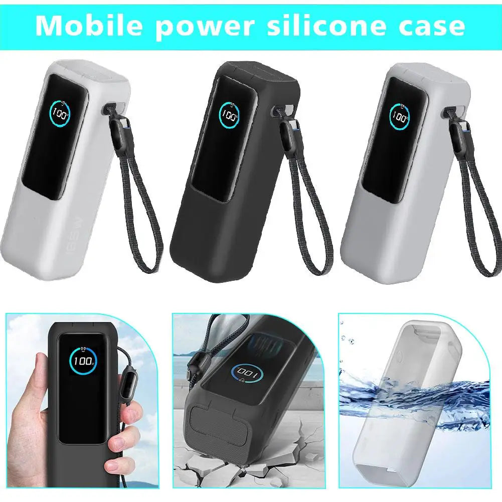 For Anker Zolo 165W Portable Power Bank Case For Anker Zolo Case Mobile Power Silicone Case Portable Power Bank Protective Cover
