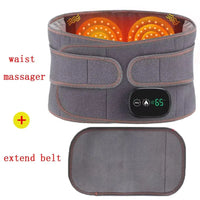 New Upgrade Electric Heating Waist Massager Support Belt Vibration Hot Compress Brace Belt Back Relax 3 Gears Adjustment