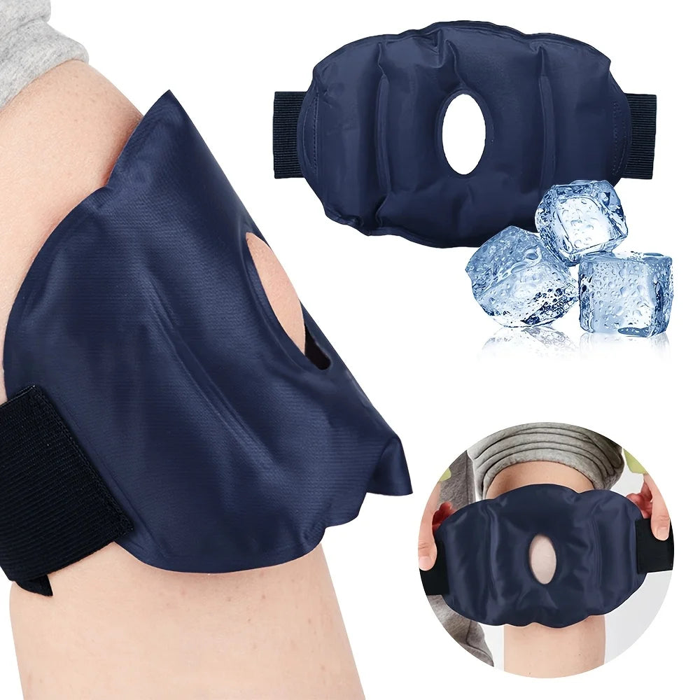 Reusable Knee Ice Pack Wrap Ice Pack for Knee Adjustable Cold Compress Cold Therapy Gel Pads for Pain Relief Sports Injuries